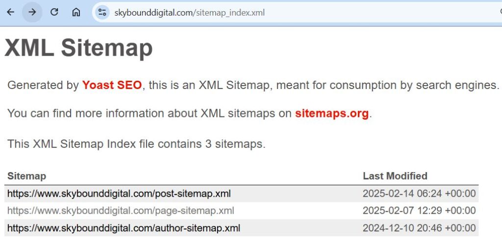 create .XML sitemap for your website for better SEO